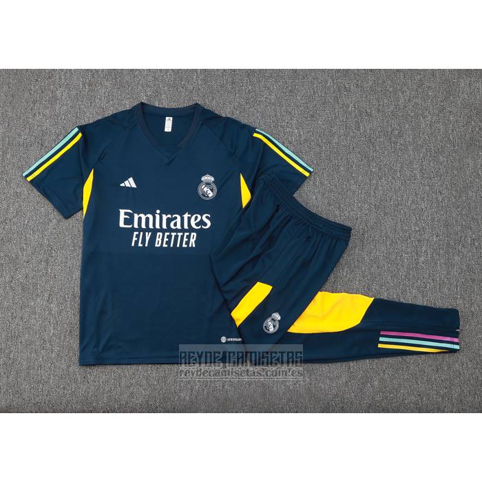 Chandal del Real Madrid Manga Corta 2023-2024 Azul